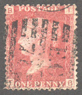 Great Britain Scott 33 Used Plate 146 - TB - Click Image to Close